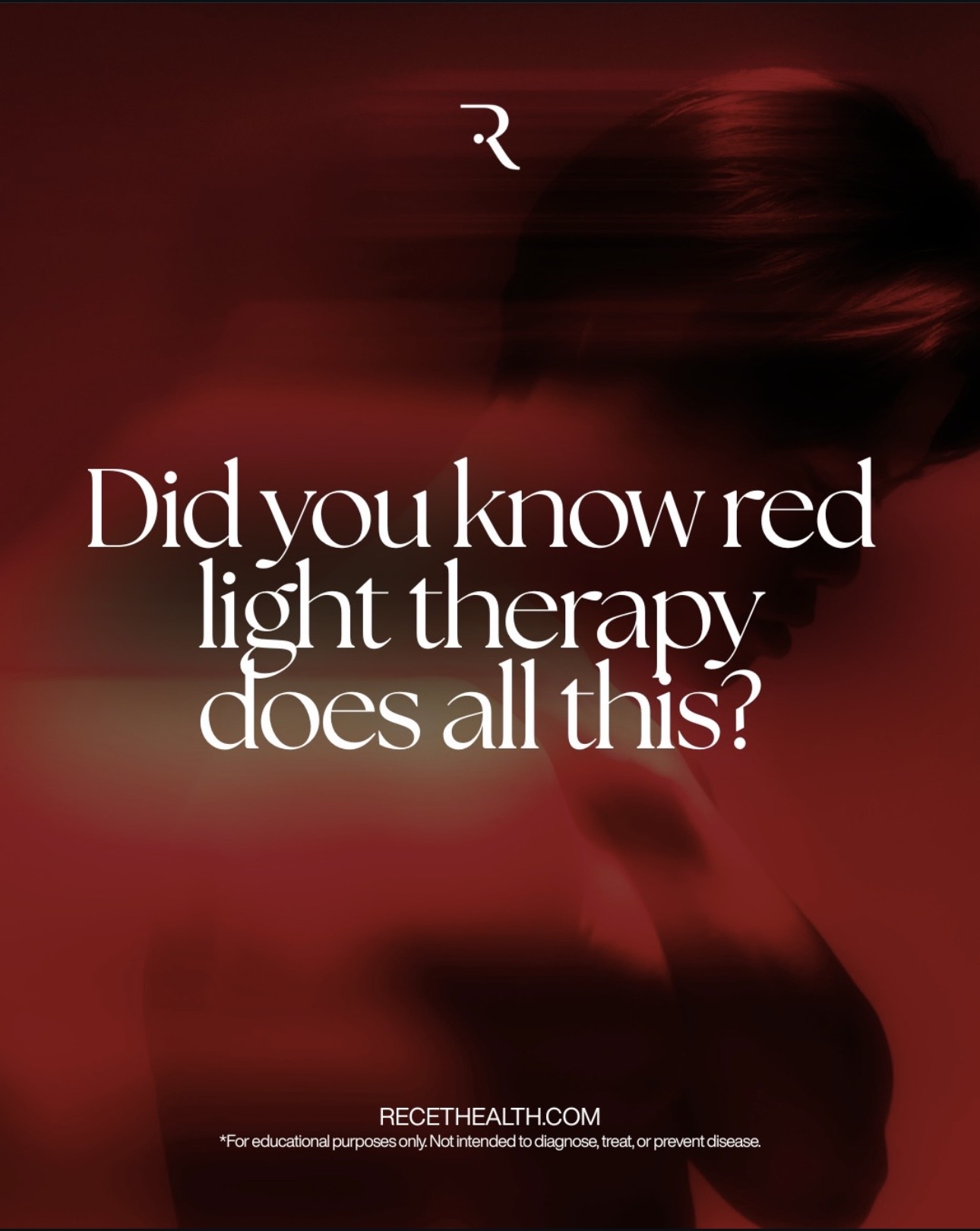 RECET red light therapy education post